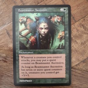Conquering the competition with the power of Beastmaster Ascension A #mtg #magicthegathering #commander #tcgplayer Enchantment