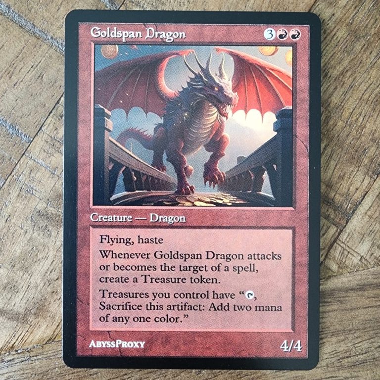 Goldspan Dragon #A - MTG - Abyss Proxy Shop: Enhance Your Commander and ...