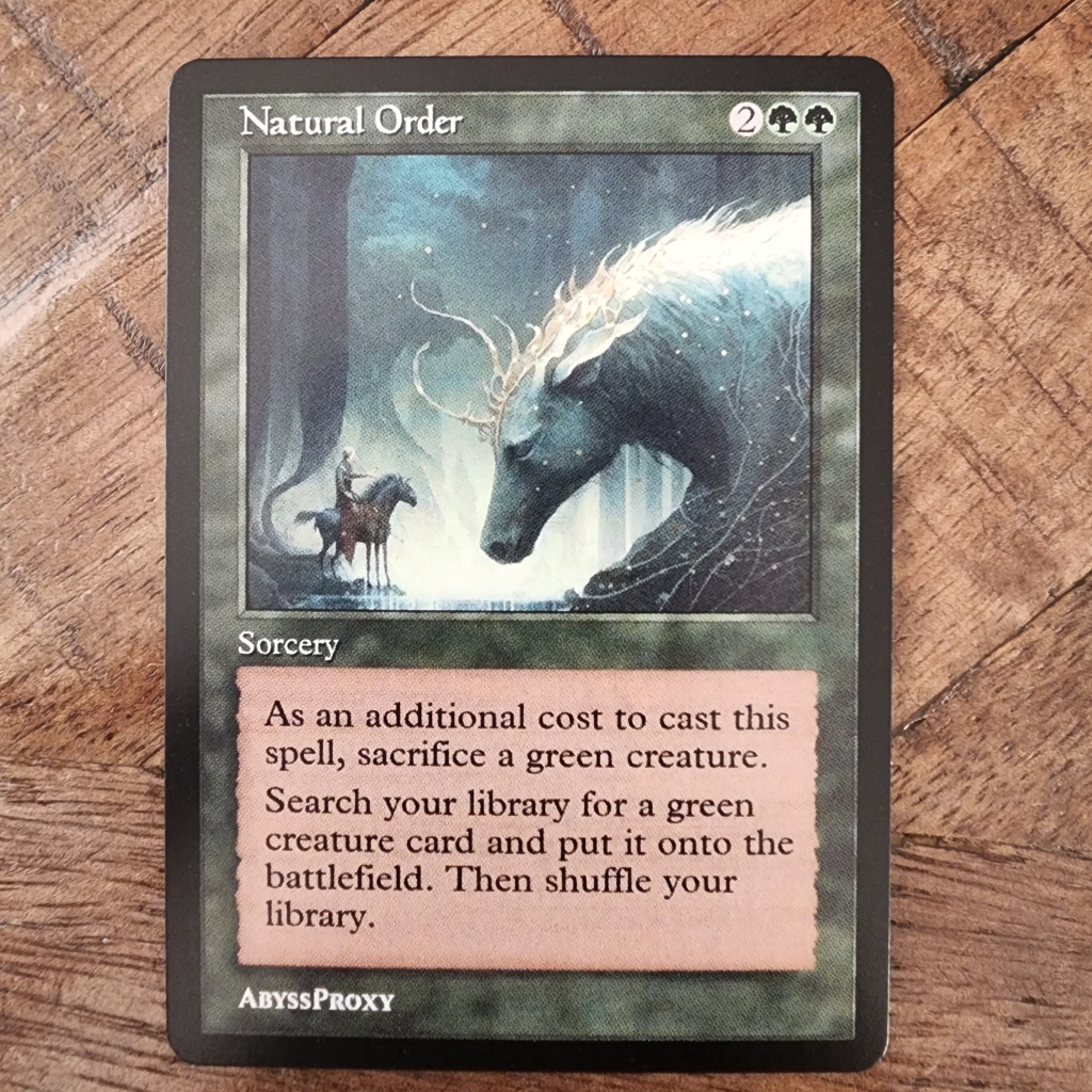 Natural Order #A - MTG - Abyss Proxy Shop: Enhance Your Commander And ...