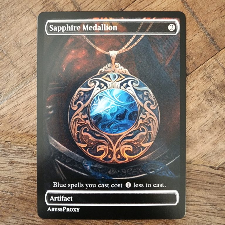 Sapphire Medallion #B - MTG - Abyss Proxy Shop: Enhance Your Commander ...