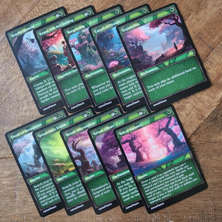 1x Green Bundle #A - MTG - Abyss Proxy Shop: Enhance Your Commander and ...