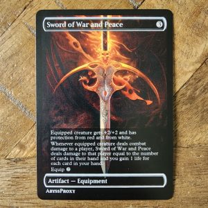 Conquering the competition with the power of Sword of War and Peace C #mtg #magicthegathering #commander #tcgplayer Artifact