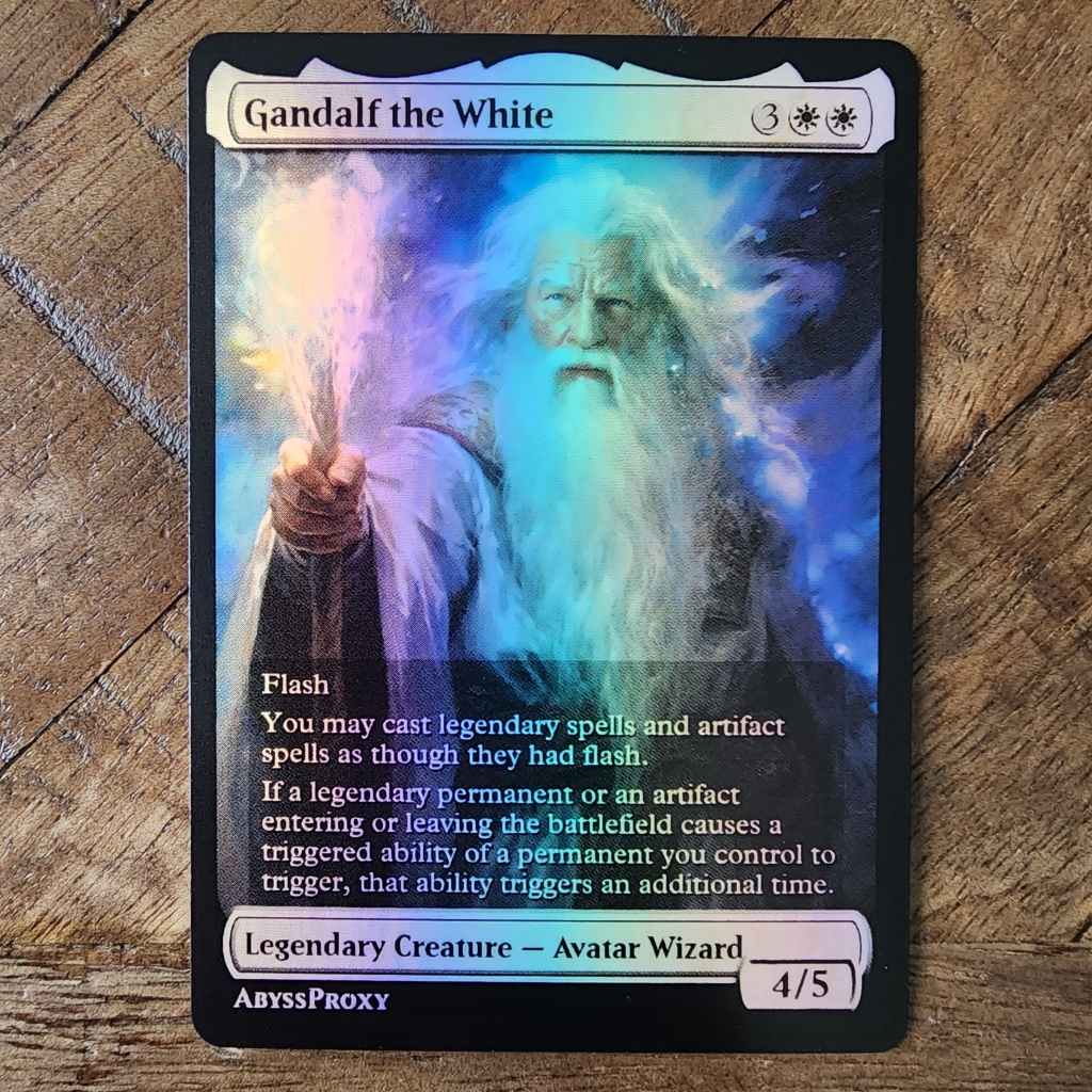 Gandalf the White #A - Foil - MTG - Abyss Proxy Shop: Enhance Your ...