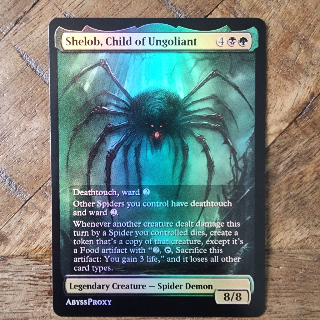 Shelob, Child of Ungoliant A - Foil - MTG - Abyss Proxy Shop: Enhance Your  Commander and EDH Decks with MTG Proxies