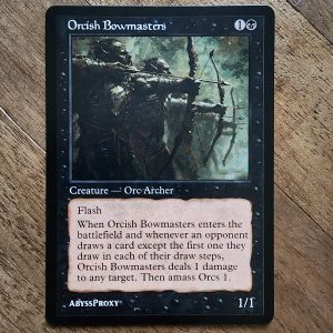 Conquering the competition with the power of Orcish Bowmasters A scaled #mtg #magicthegathering #commander #tcgplayer Black