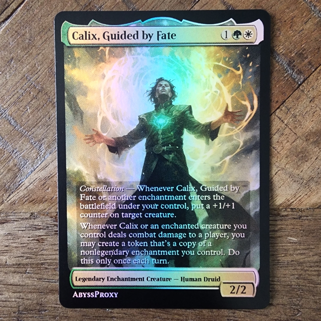 Calix, Guided by Fate #A - Foil - MTG - Abyss Proxy Shop: Enhance Your  Commander and EDH Decks with MTG Proxies