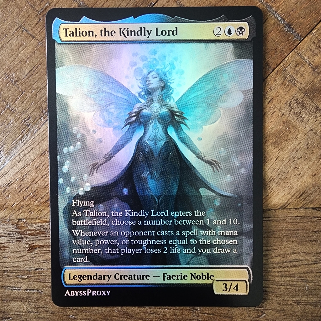 Talion The Kindly Lord A Foil Abyss Proxy Shop