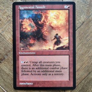 Conquering the competition with the power of Aggravated Assault #A #mtg #magicthegathering #commander #tcgplayer Enchantment
