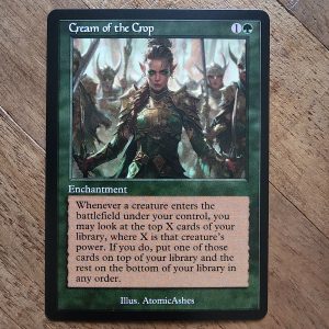 Conquering the competition with the power of Cream of the Crop A scaled #mtg #magicthegathering #commander #tcgplayer Enchantment