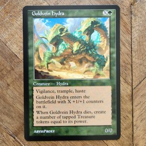 Conquering the competition with the power of Goldvein Hydra #A #mtg #magicthegathering #commander #tcgplayer Green