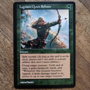 Conquering the competition with the power of Legolas's Quick Reflexes #A #mtg #magicthegathering #commander #tcgplayer Green