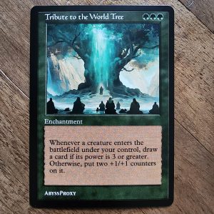 Conquering the competition with the power of Tribute to the World Tree A scaled #mtg #magicthegathering #commander #tcgplayer Enchantment