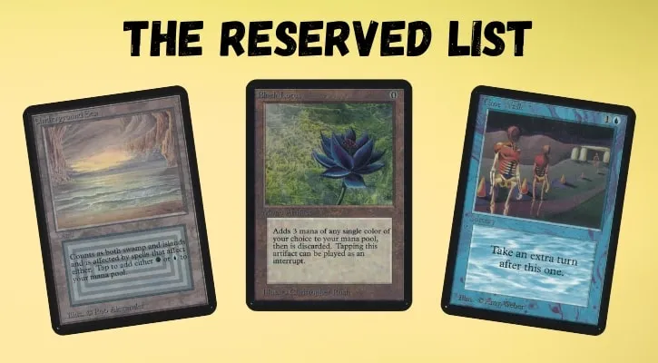 Conquering the competition with the power of What is MTG Reserved List Banner #mtg #magicthegathering #commander #tcgplayer Article