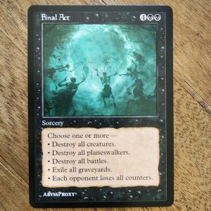 Conquering the competition with the power of Final Act #A #mtg #magicthegathering #commander #tcgplayer Black