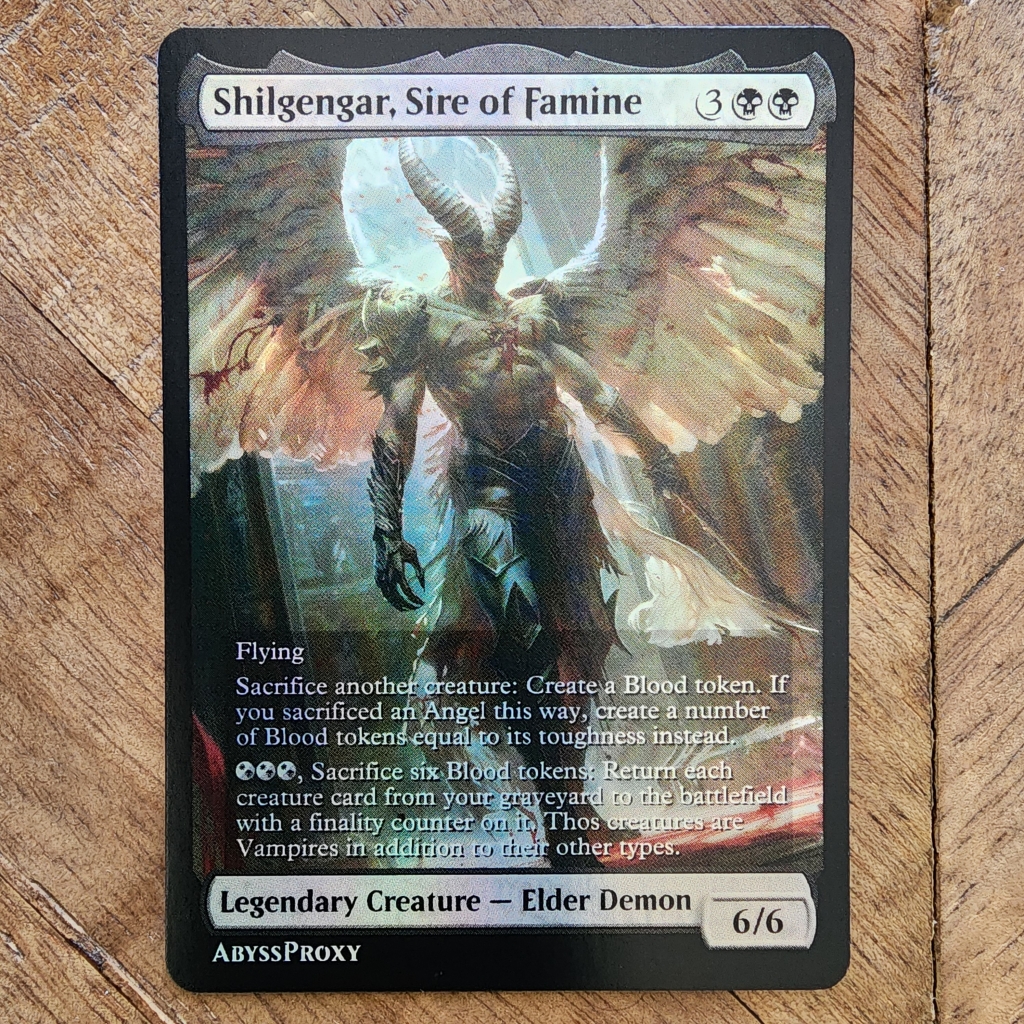 Shilgengar, Sire of Famine #A - Foil - MTG Proxy - Abyss Proxy Shop ...