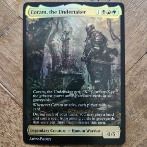 Conquering the competition with the power of Coram, the Undertaker #A #mtg #magicthegathering #commander #tcgplayer Commander