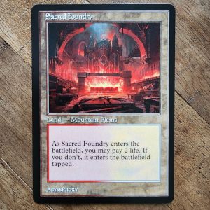 Conquering the competition with the power of Sacred Foundry #A #mtg #magicthegathering #commander #tcgplayer Land