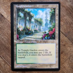 Conquering the competition with the power of Temple Garden #A #mtg #magicthegathering #commander #tcgplayer Land