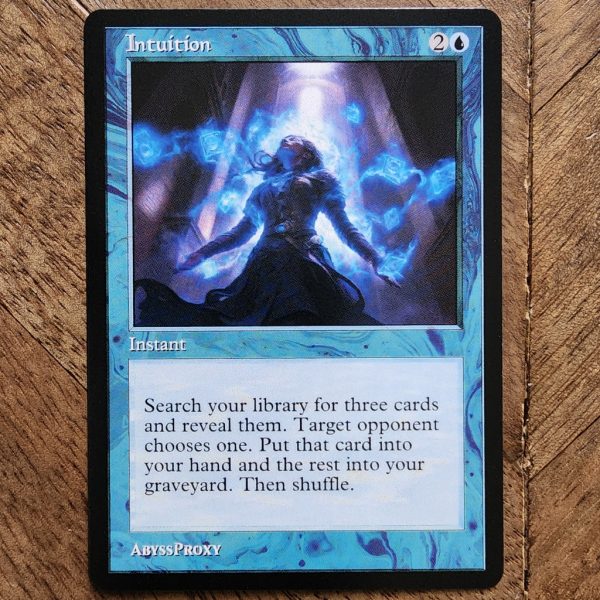 Conquering the competition with the power of Intuition #A #mtg #magicthegathering #commander #tcgplayer Blue