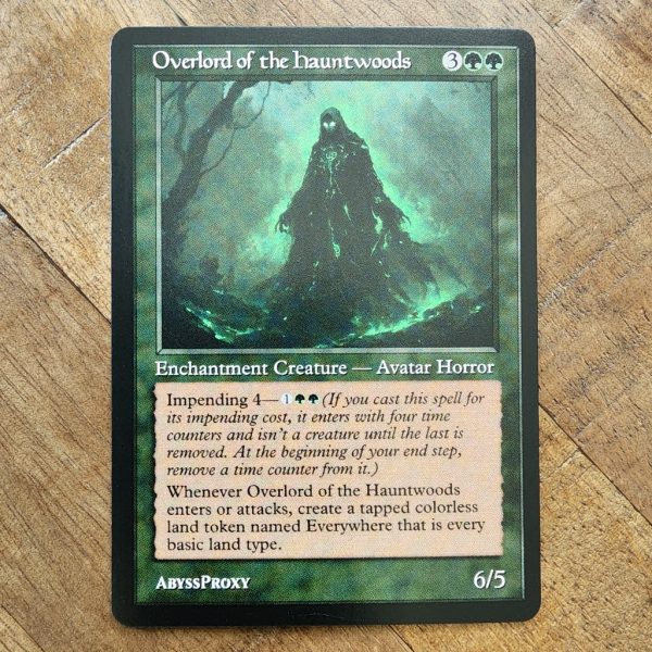 Conquering the competition with the power of Overlord of the Hauntwoods #A #mtg #magicthegathering #commander #tcgplayer Enchantment