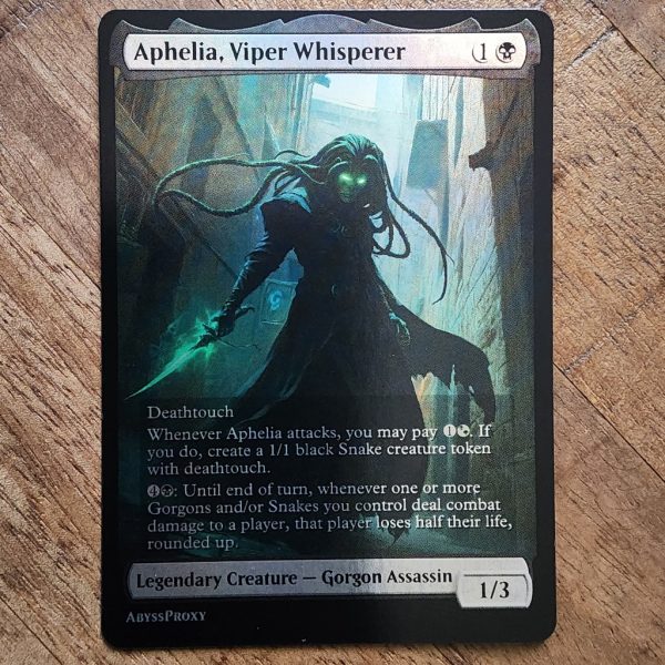 Conquering the competition with the power of Aphelia, Viper Whisperer #A #mtg #magicthegathering #commander #tcgplayer Black