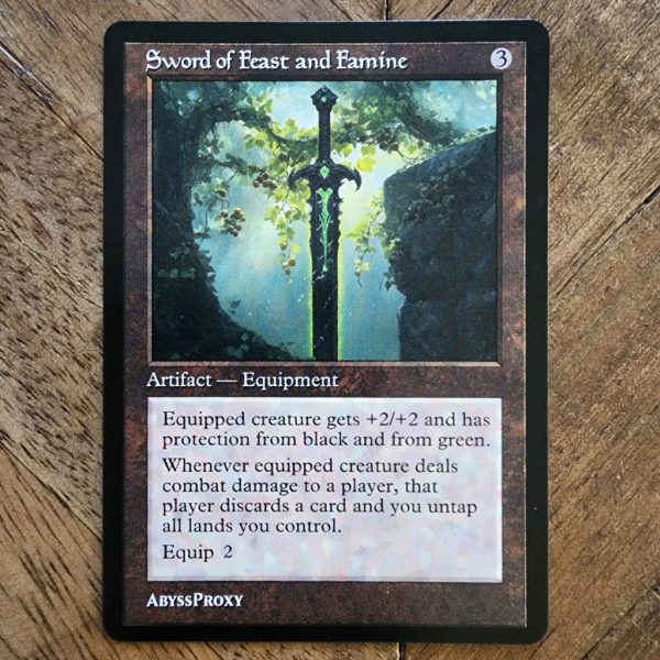 Conquering the competition with the power of Sword of Feast and Famine #A #mtg #magicthegathering #commander #tcgplayer Artifact