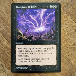 Conquering the competition with the power of Blasphemous Edict A scaled #mtg #magicthegathering #commander #tcgplayer Black