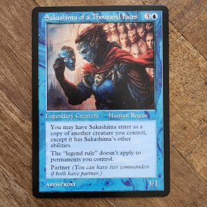 Conquering the competition with the power of Sakashima of a Thousand Faces A scaled #mtg #magicthegathering #commander #tcgplayer Blue