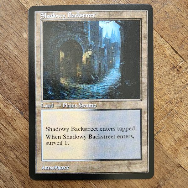 Conquering the competition with the power of Shadowy Backstreet A scaled #mtg #magicthegathering #commander #tcgplayer Land