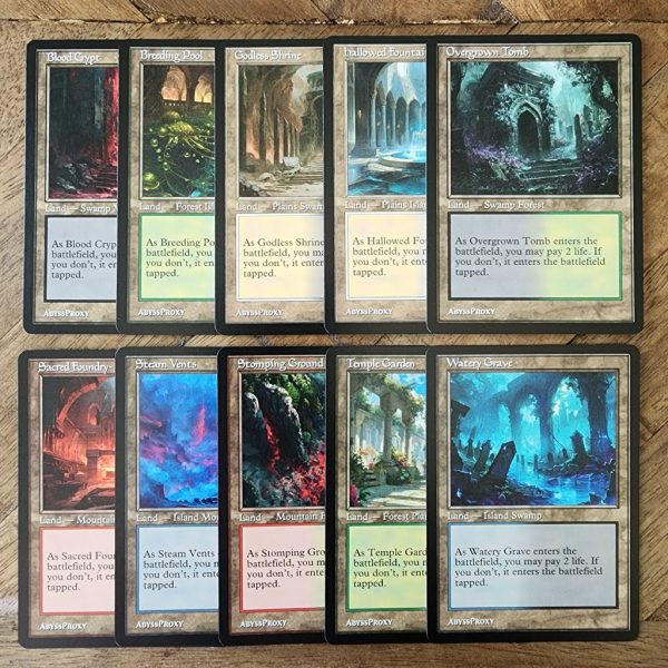 Conquering the competition with the power of 1x Shock Land Set #A #mtg #magicthegathering #commander #tcgplayer Land