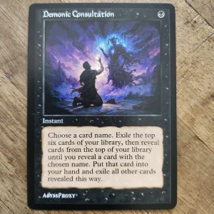 Conquering the competition with the power of Demonic Consultation #A #mtg #magicthegathering #commander #tcgplayer Black