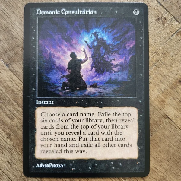 Conquering the competition with the power of Demonic Consultation #A #mtg #magicthegathering #commander #tcgplayer Black